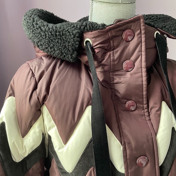 Coach Fair Isle Puffer Jacket - Picture 2 of 14